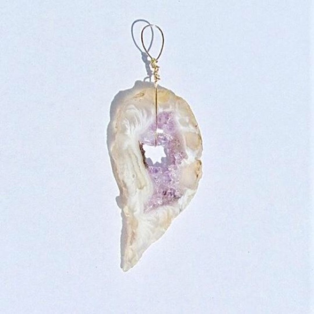 Geode Slice Necklace